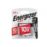 Energizer MAX 1.5V AA Alkaline Battery 4pcs Pack