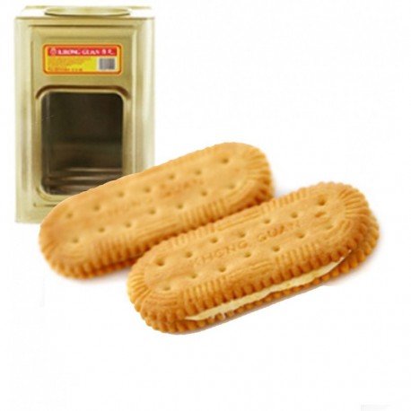 Khong Guan Orange Sandwich Biscuits 4.5Kg (Bulk Tin)