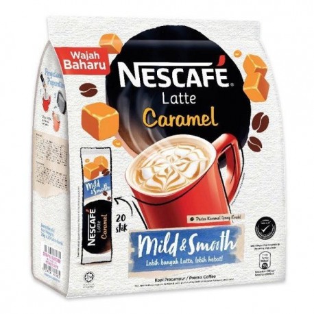  Nescafe 3in1 Latte Caramel Premix Coffee 23g x15
