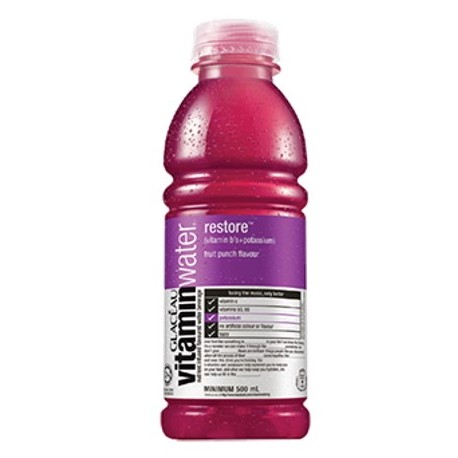 Glaceau Restore Fruit Punch Vitamin Water 500ml