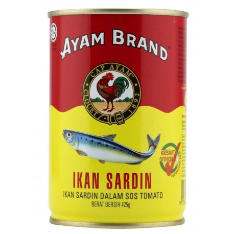 Ayam Brand Sardines in Tomato Sauce 425g
