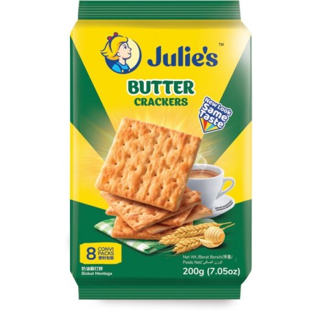 Julie's Butter Crackers 200g (8 Convi Packs)