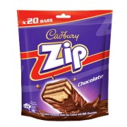 Cadbury Zip Chocolate Flavoured Wafer Bar 162.5g
