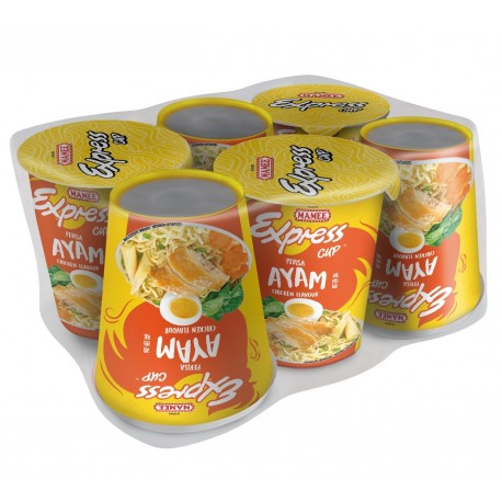 MAMEE Express Cup Instant Noodles 6x63g - Chicken