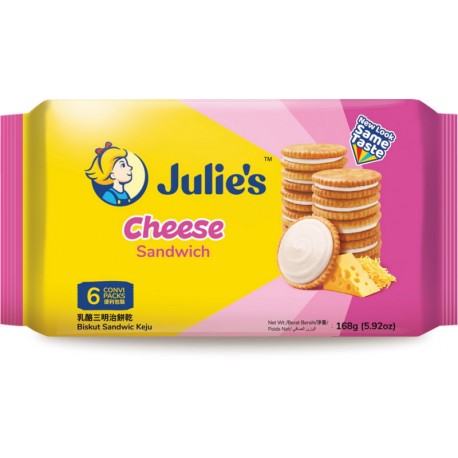 Julie's Cheese Sandwich Biscuit 168g