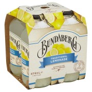 Bundaberg Traditional Lemonade 375ml x4