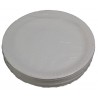 7-inch Plain White Paper Plate -20's Pack