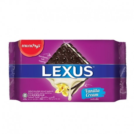 LEXUS Cream Sandwich Calcium Crackers 190g - Salted Vanilla