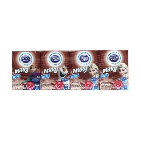 Dutch Lady UHT Milky Kids Chocolate Flavoured Milk 4x125ml