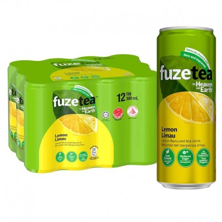 Heaven and Earth Fuze Tea Ice Lemon Tea 300ml x12