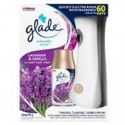 Glade 3in1 Automatic Spray Air Freshener Starter Kit 175g - Lavender & Vanilla