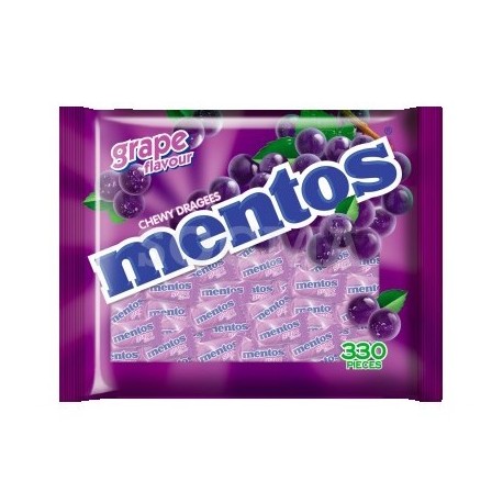 Mentos Chewy Dragees Pillow Pack 330's - Grape