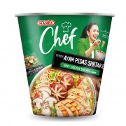 Mamee Chef Cup Instant Noodles 62g - Spicy Chicken Shiitake