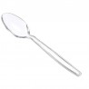 7" Clear Heavy Duty Plastic Spoon 50s pack