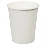 6oz Plain White Paper Cup - 50's