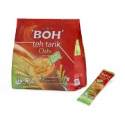 BOH Teh Tarik Kurang Manis Instant Milk Tea Beverage with Oats-12s