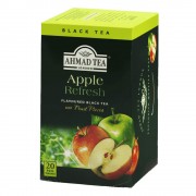Ahmad Tea Apple Refresh Black Tea with Fruit Pieces Teabags 20s