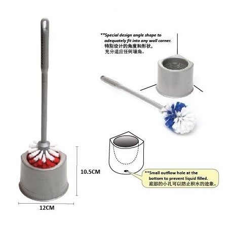 Rayaco Toilet Bowl Brush Set (2000WC)