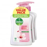 Dettol Antibacterial Hand Soap Value Pack 250ml x3 - Skincare