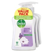 Dettol Antibacterial Hand Soap Value Pack 250ml x3 - Sensitive