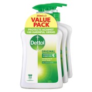 Dettol Antibacterial Hand Soap Value Pack 250ml x3 - Original