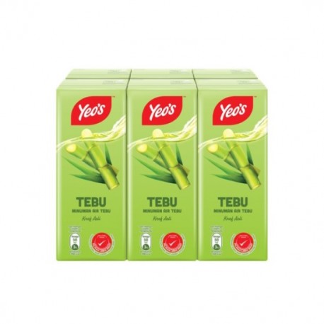 Yeo's Sugar Cane Drink 6x250ml (Tetra)