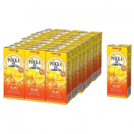 Pokka Ice Lemon Tea Drink 4x6x250ml (Tetra)