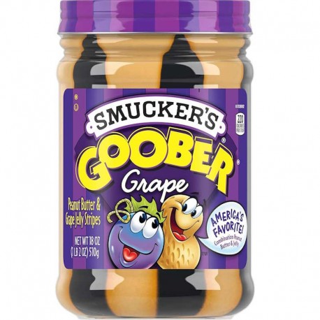 Smucker's Goober Grape 510g - Peanut Butter & Grape Jelly Stripes