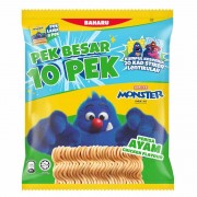 MAMEE Monster Noodle Snack Family Pack 10x20g Chicken Flavour