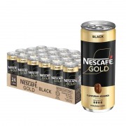 Nescafe Gold Arabica Blend Coffee 240ml x24 - Black
