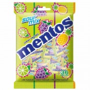 Mentos Chewy Dragees Pillow Pack 36's - Sour Mix