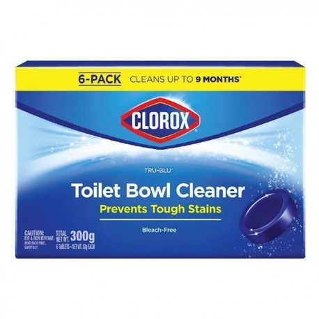 Clorox Tru Blu Toilet Bowl Cleaner 6x50g