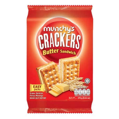 Munchy's Cracker Sandwich 270g - Butter