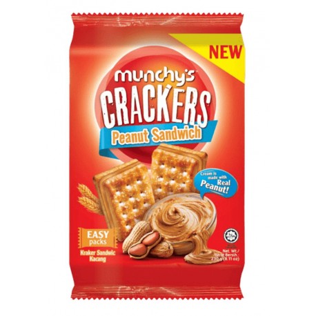 Munchy's Crackers Sandwich 230g- Peanut