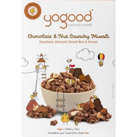 Yogood Muesli 320g - Chocolate & Nut Crunchy