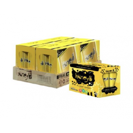Honey B Sparkling Honey Drink 250ml x24 - Real Honey