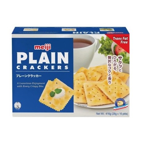 Meiji Plain Crackers with Original 416g