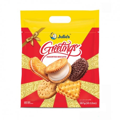 Julie's Greetings Assorted Biscuits 287g