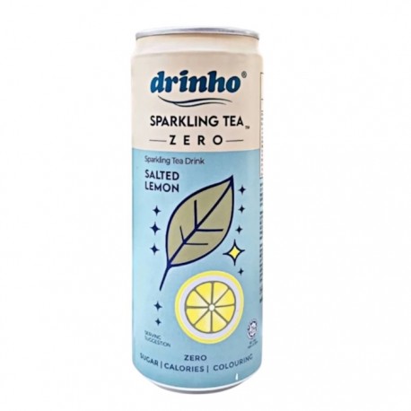 Drinho Zero Sparkling Tea 320ml x24 - Salted Lemon