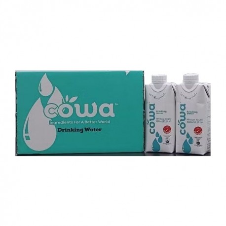Cowa Paper-boxed Drinking Water 330mlx12 (Tetrapak)