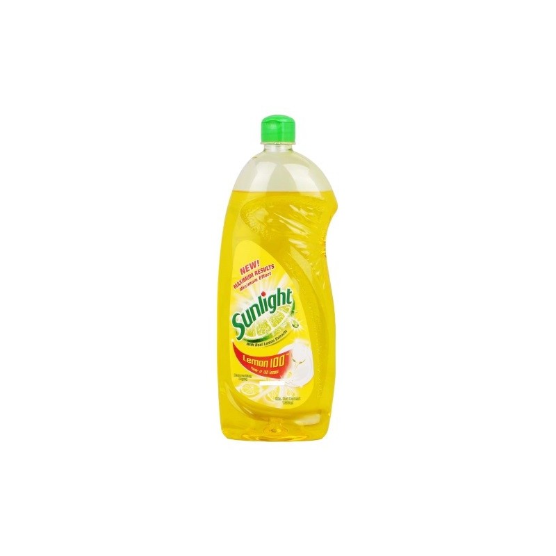 Sunlight Dishwashing Liquid with Real Lemon Extracts