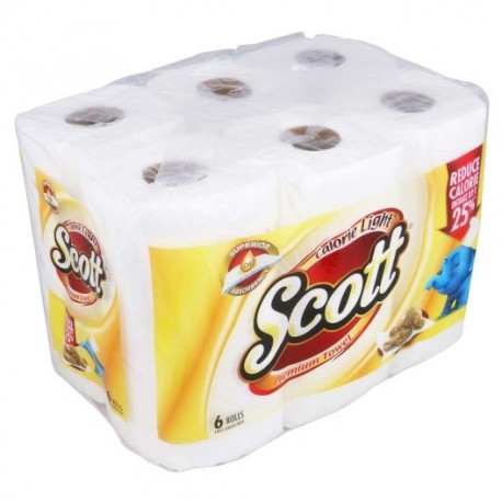 SCOTT Calorie Absorb Premium Kitchen Towel 6x55s