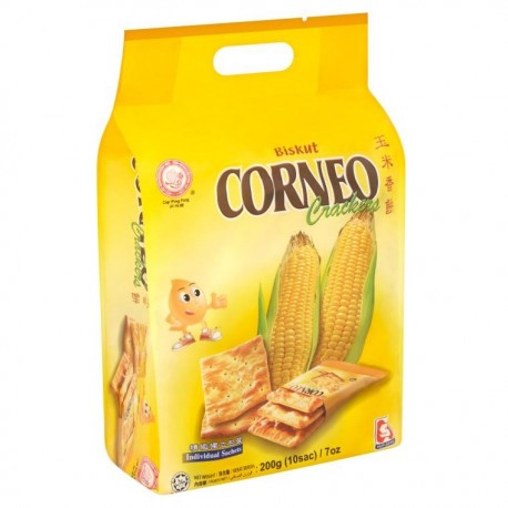 HUP SENG CORNEO Crackers 200g -10 sachets