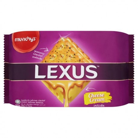 LEXUS Cream Sandwich Calcium Crackers 190g - Cheese