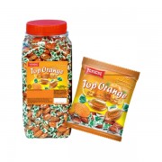 TORRONE Candy Jar 450pcs - Top Orange