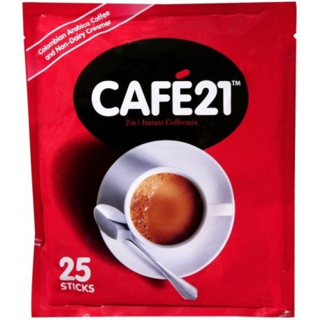 Cafe21 2-in-1 Instant Coffeemix 12gx25s