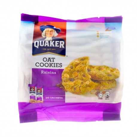 Quaker Oat Cookies 270g - Raisins