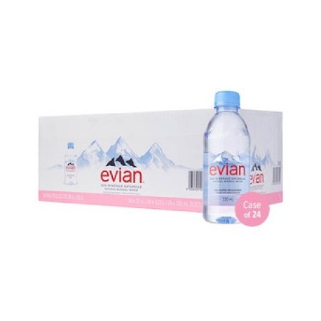 Evian Mineral Water 330ml x24